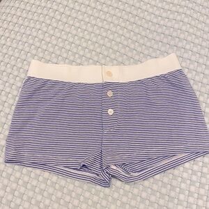 Brandy Melville Boyshorts. No tags but no have never worn them. Pinstripe.